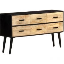 Design In - Buffet,Meuble de Rangement,Bahut pour Salon, Salle à Manger, Cuisine 110x33x64 cm Bois de manguier massif CFW535941