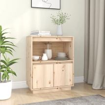 Buffet,Meuble de Rangement,Bahut pour Salon, Salle à Manger, Cuisine 60x34x75 cm Bois massif de pin CFW329534