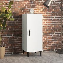 Buffet,Meuble de Rangement,Bahut pour Salon, Salle à Manger, Cuisine Blanc 34,5x34x90 cm Bois d'ingénierie CFW679147
