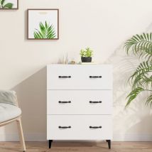 Buffet,Meuble de Rangement,Bahut pour Salon, Salle à Manger, Cuisine blanc 69,5x34x90 cm bois d'ingénierie CFW332517