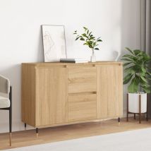 Design In - Buffet,Meuble de Rangement,Bahut pour Salon, Salle à Manger, Cuisine chêne sonoma 104x35x70 cm bois d'ingénierie CFW247458