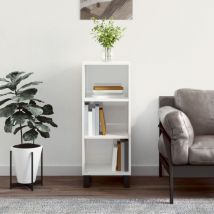 Buffet, Bahut, Meubles de rangement, Commodes blanc brillant 34,5x32,5x90 cm bois d'ingénierie WFE116795 Maison Chic