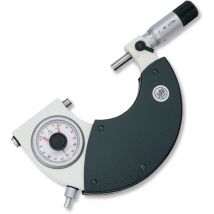 Bügelmessschrauben mit Feinzeiger und Anlüftung 25-50/0,002/0,01mm