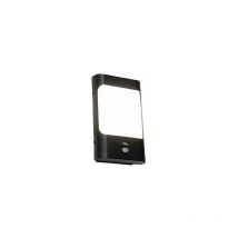 Wall Light Black Incl. led IP44 with Motion Sensor - Khuvan
