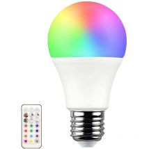 7hsevenon - Ampoule led Standard E27 9W Equi.60W 806lm rgb avec télécommande 25000H Premium