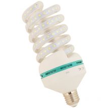 Trade Shop Traesio - Trade Shop - Bombilla Led Espiral E27 Bajo Consumo Luz Blanca Blanco Frío 6500k w - -3 Vatios -