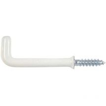 BH01172 Ganci a Squadra per Credenze, Bianco, Set di 10 Pezzi - Bulk Hardware