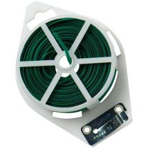 BH01222 Fascetta di Fissaggio Piante in Plastica con Cesoia, Bianco - Bulk Hardware