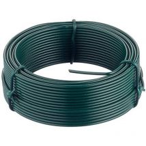 Merriway BH05777 Filo da Giardino Rivestito in plastica, Diametro 2,0 mm x 20 m, Verde