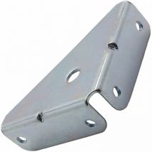 Limited BH00029 Squadrette Angolari di Supporto (50x1.5x50 mm), Bianco, Set di 10 Pezzi - Bulk Hardware