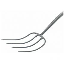 All Metal 4 Prong Manure Fork t Handle bulbmft