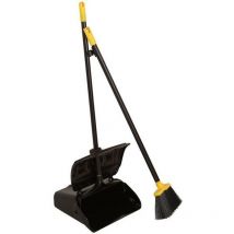 Bulldozer hq.hdlpb.set Heavy-duty Long Handled Dustpan and Brush Set bdzhdlpbset