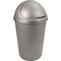 H10BB2 Bullet Grey Waste Bin - 50 Litre - Whitefurze