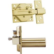 Bullone cs88l m50. finitura ottone. Cilindro da 50 mm. con 5 chiavi di sicurezza. ifam