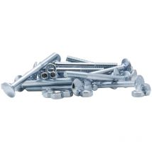 Bullone zincato TRCC ViswoodØ8x80mm (lotto di 20 bulloni)