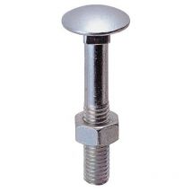 Cavicchie acciaio testa tonda con dado - ø mm.5x70