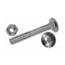 Bulloni Zincati Classe 4.8 tt con Dado 6x35 mm Filetto parziale conf. 200 pz