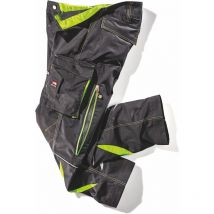 Willax - Bullstar Arbeitshose ultra (Farbe schwarz, Größe 46, mit easy-more-Dehnbund)