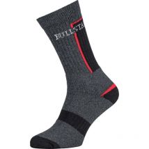 Universalsocken Plus 2er Pack grau-rot Socken - Bullstar