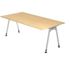 Bümö Schreibtisch Serie-a Rechteck: 200 X 100 Cm Ahorn
