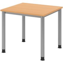 Bümö Schreibtisch Serie-h Gestell: Silber Quadrat: 80 X 80 Cm
