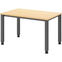 Bümö Schreibtisch Serie-q Gestell: Graphit Rechteck: 120 X 80 Cm