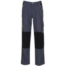 Planam - Bundhose Canvas 320 Gr.54 Grau/schwarz 65%pes/35 %co