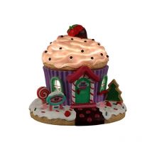 Bungalow mit Erdbeeren Weihnachten