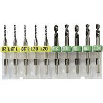 81006 Leiterplatten-Bohrerset Inhalt 10 St. - Bungard