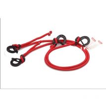 Jumbo - Bunjee Set 100cm with Adjustable/Closable Hooks Assorted Colours