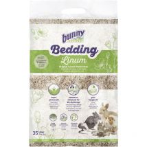 Bunny - Bedding Linum 35l für Nager Futtertrog & Kleintierfutter