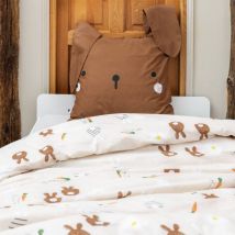 Altobuy - bunny - Parure de Lit Imprimé Lapin Housse de Couette 240x220cm + 2 Taies d'Oreiller