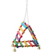 Bunte Vogelleitern, Leiter, Sittichspielzeug aus Holz für Vögel
