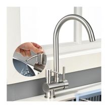 Bunthaus - Mischbatterien für die Küche mit Seifenspender Küchenarmatur 360° Drehbar Küchenarmatur Mischbatterie Langlebig Spültischarmatur aus