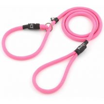 Strong Nylon Slip On Rope Dog Puppy Pet Lead Leash - No Collar Needed - Pink - Small - Bunty