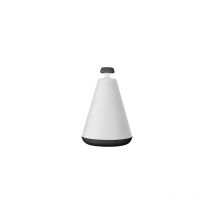 Buoy Lampada da terra portatile grigia, dimmer a 3 fasi su piede della lampada 1x led integrato, IP44