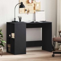 Maisonchic - Bureau, Bureau d'ordinateur, Bureau informatique noir 102x50x75 cm bois d'ingénierie WFE903642 Maison Chic
