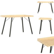 Vidaxl - Bureau Chêne 90x50x79 cm - Bureau - Meuble De Bureau - Bureau D'ordinateur - Bureau Angle - Bureau Compact