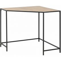 Toilinux - Bureau d'angle en mdf et Métal