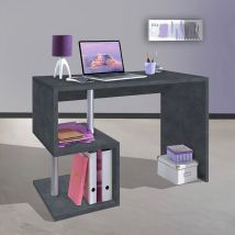 Ahd Amazing Home Design - Bureau design travail moderne anthracite 100x50cm Esse 2 Report