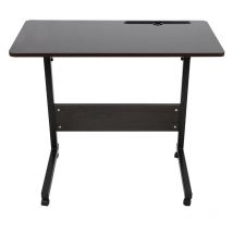 Treetalk - Bureau d'étude réglable pour ordinateur portable et téléphone portable amovible (noyer foncé)