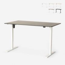 Office24 - Bureau assis-debout électrique réglable en hauteur 160x80 Standwalk - Noir