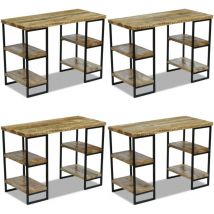Vidaxl - Bureau en bois de manguier 110 x 50 x 76 cm - Bureau En Bois - Bureau Industriel - Meuble De Bureau - Bureau Design - Bureau Moderne - Home