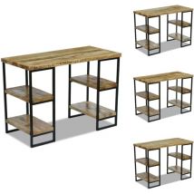 Vidaxl - Bureau en bois de manguier 110 x 50 x 76 cm - Bureau En Bois - Bureau Industriel - Meuble De Bureau - Bureau Design - Bureau Moderne