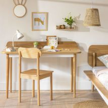 Bureau SMOOTHCLOUD en bois naturel