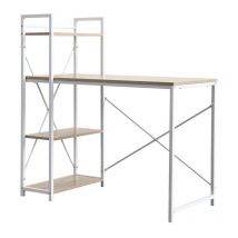 Herdasa - Bureau en mélamine et métal, Design