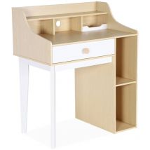 Bureau enfant avec tiroir et étagères