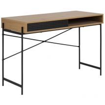 Concept-usine - mushu - Bureau industriel avec niche et porte coulissante