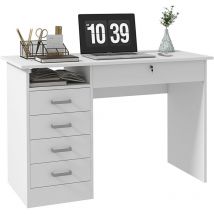 Bureau Multimédia YANNICK blanc