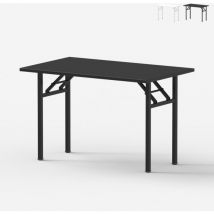 Office24 - Bureau pliant et compact 120x60cm pour télétravail Foldesk - Noir